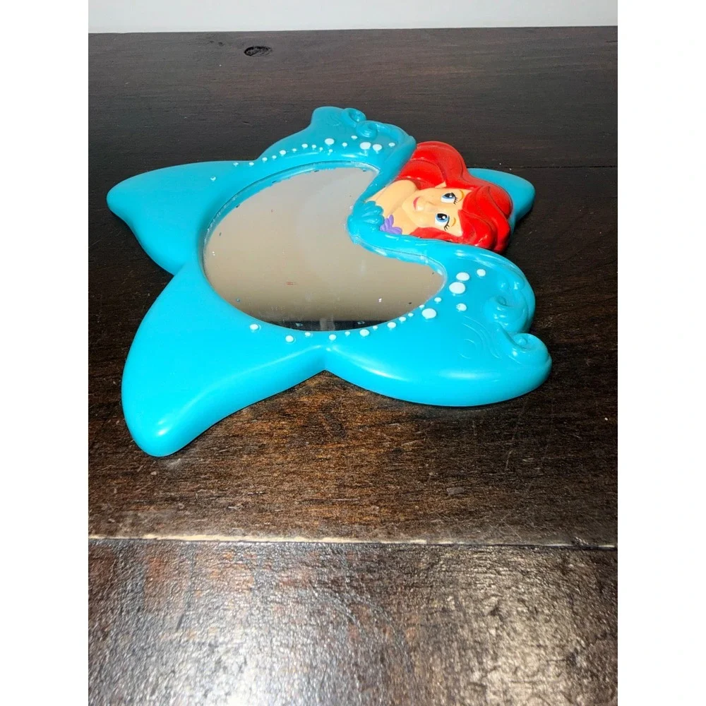Disney The Little Mermaid Ariel Starfish Wall Mirror Teal 2009 MZB‎ Kids Decor